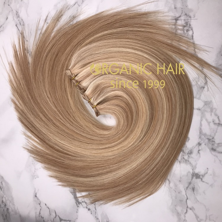 silicone free cuticle intact hand tied weft RB1